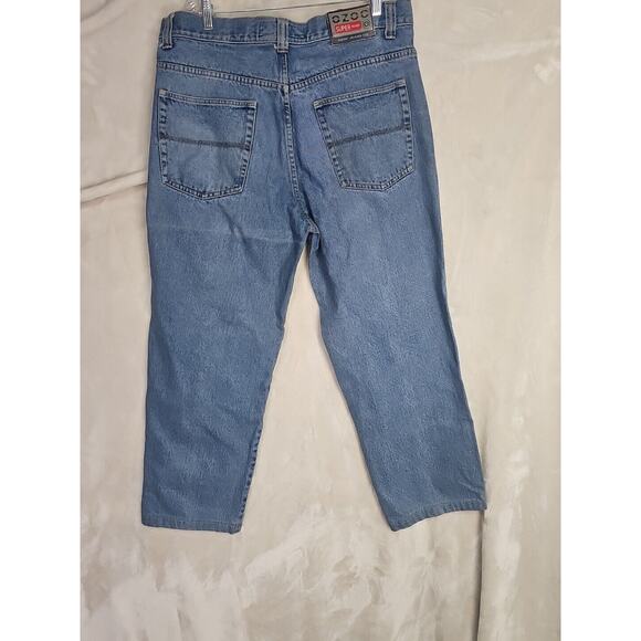 OZOC Baggy Vintage Denim Jeans Loose 38x34 Inseam Measures 28.5in Y2K wide leg - Picture 11 of 14